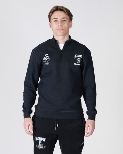Legends x Death Row 1/4 Zip - Black
