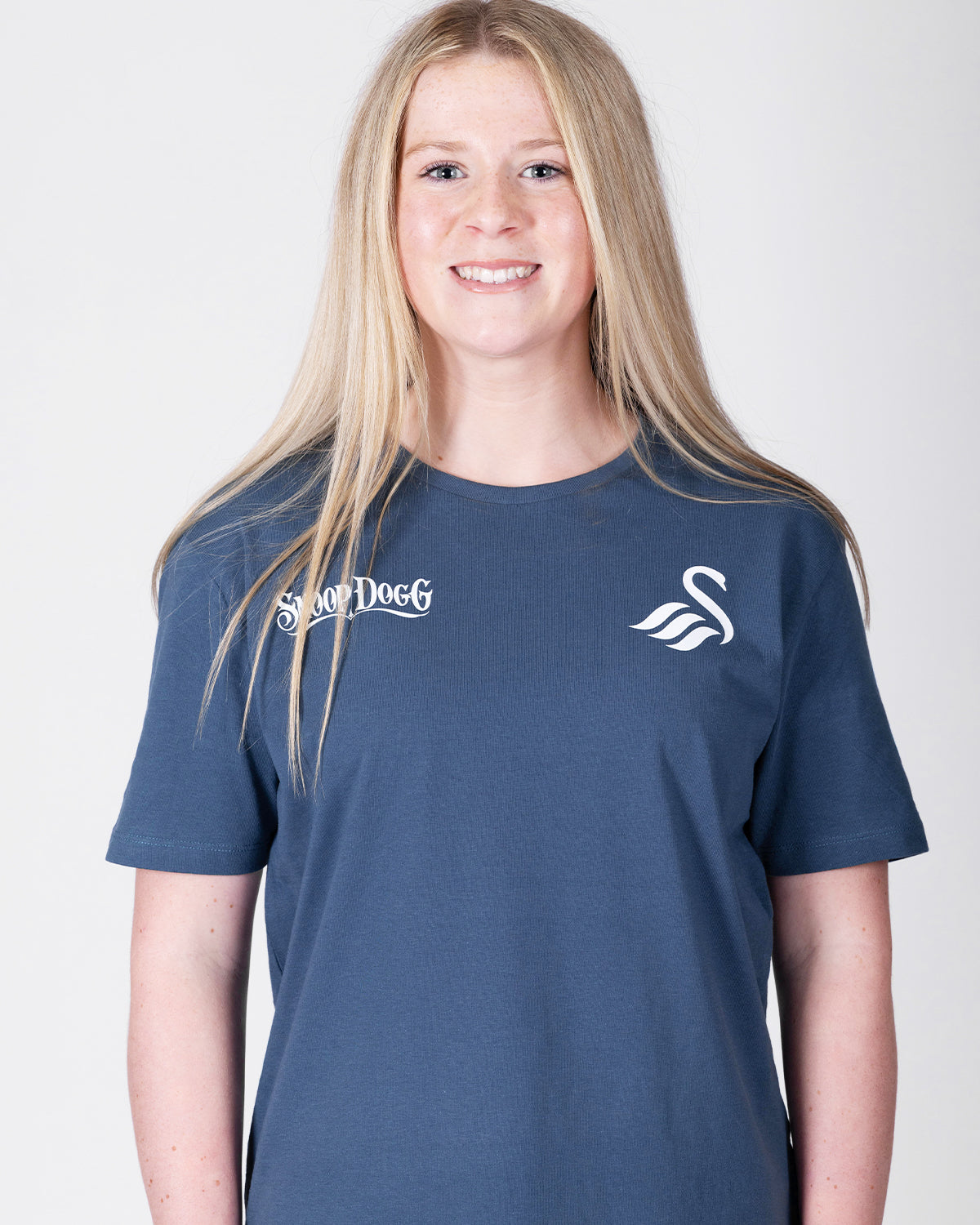 Junior Snoop Dogg x Swans Split T-Shirt - Airforce Blue