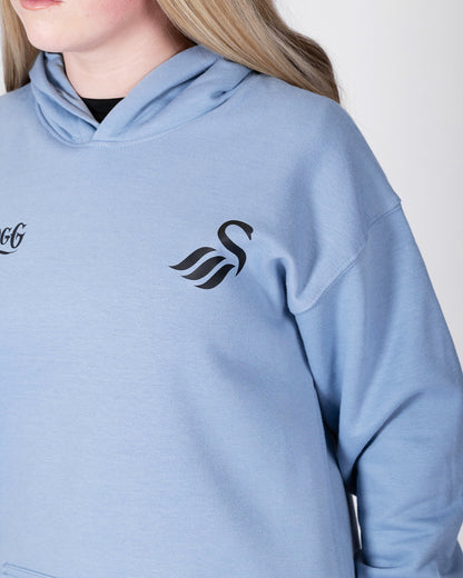 Junior Snoop Dogg x Swans Split Hoodie - Stone Blue
