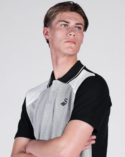 Adult Lazio Polo - Marl/Black