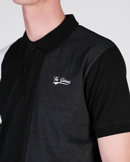 Adult Freeman Polo - Black/Charcoal