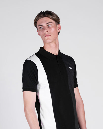 Adult Freeman Polo - Black/Charcoal