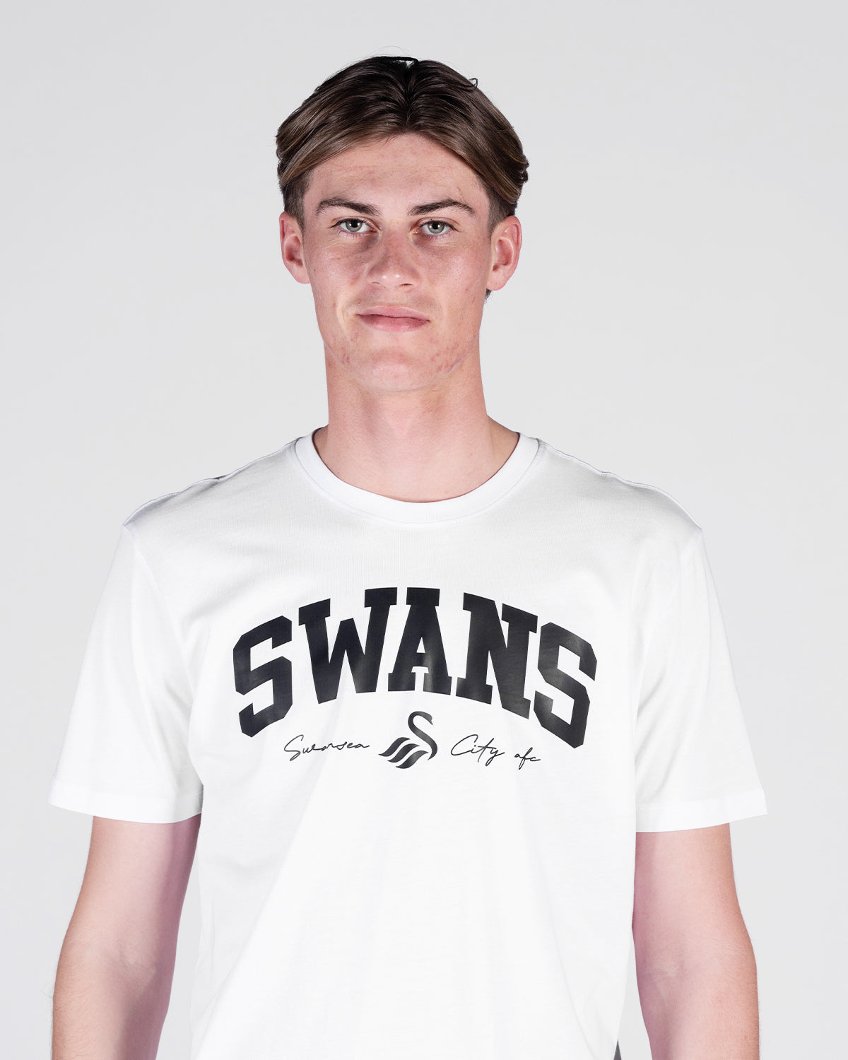 Adult Swans College T-Shirt - White