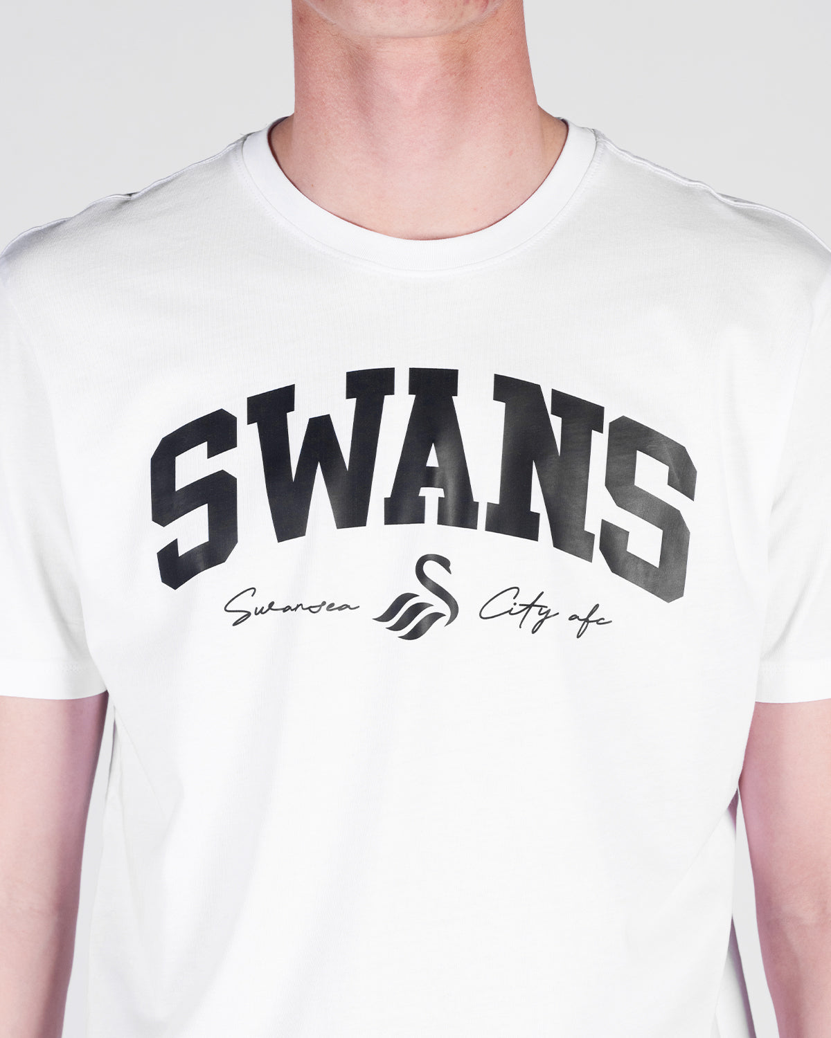 Adult Swans College T-Shirt - White