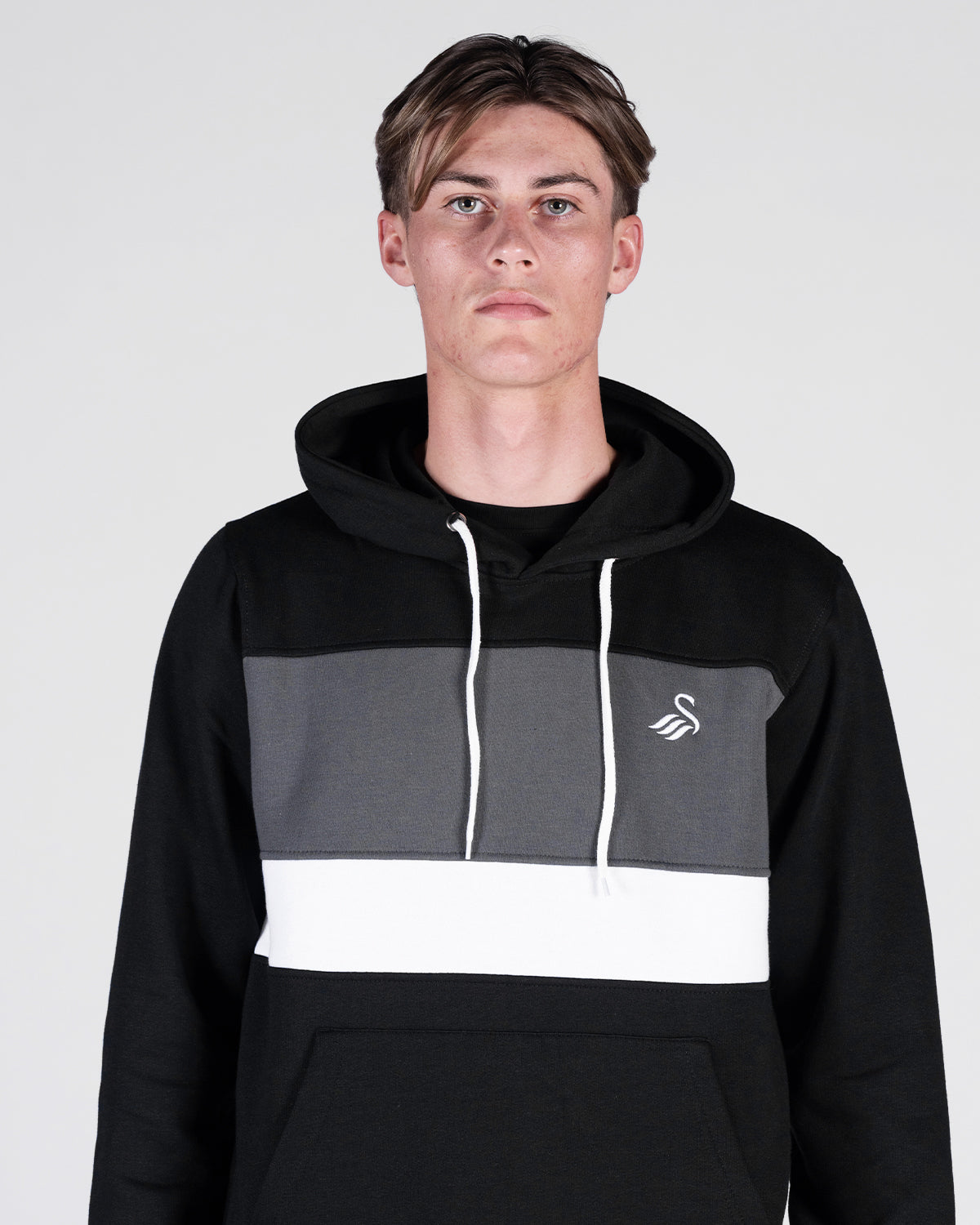 Adult Roma Hoodie - Black/Charcoal