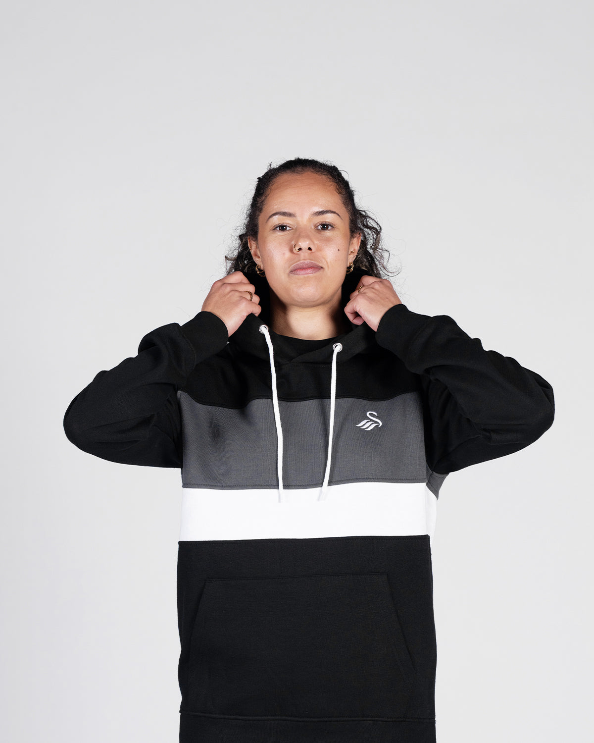 Adult Roma Hoodie - Black/Charcoal