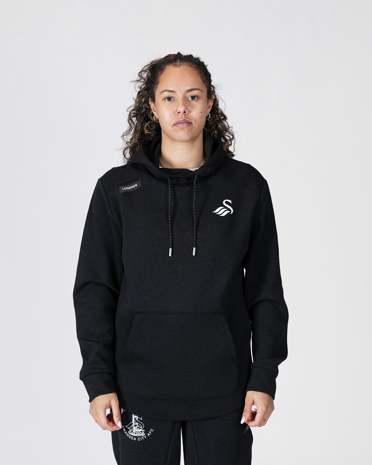 Legends x Swans Tech Hoodie - Black