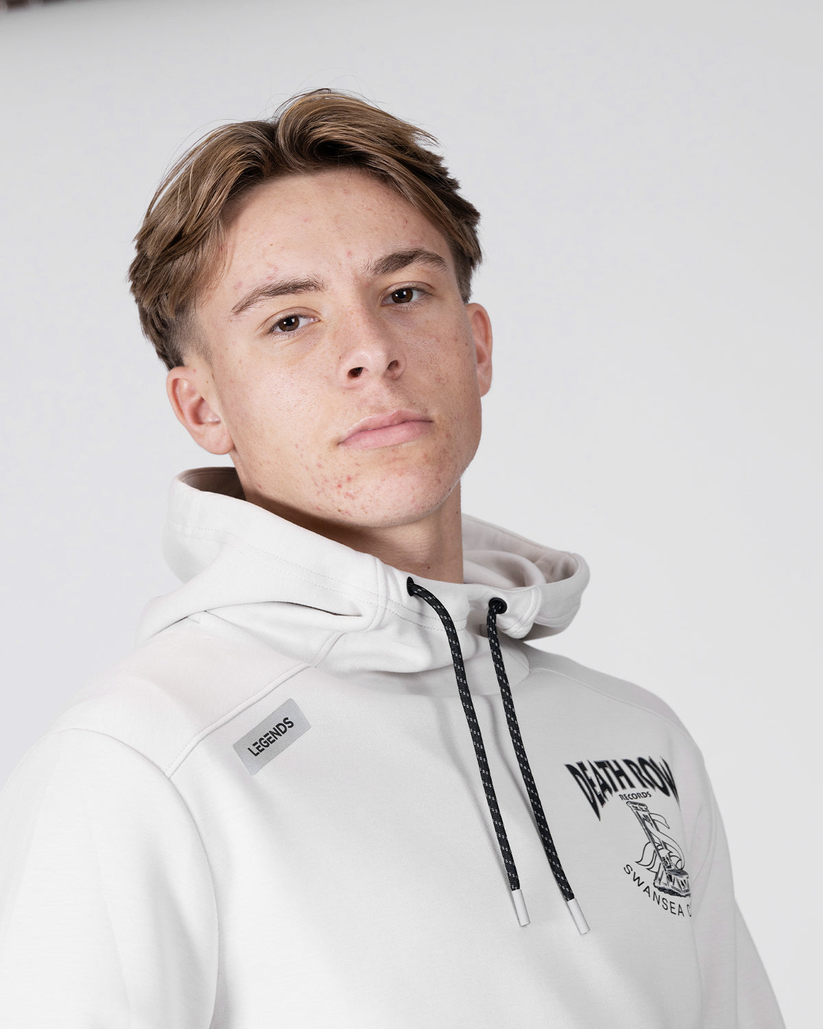 Legends X Death Row Tech Hoodie - Stone – Swansea City AFC