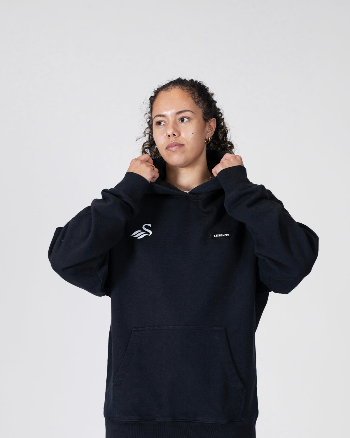 Legends x Swans Fairfax Hoodie - Black