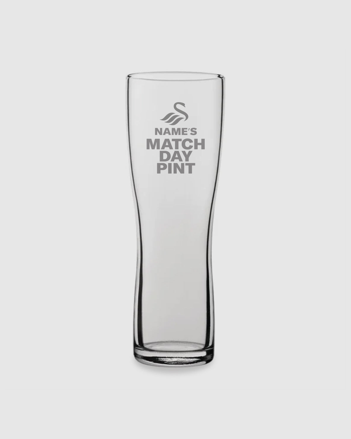 Personalised Match Day Pilsner Glass