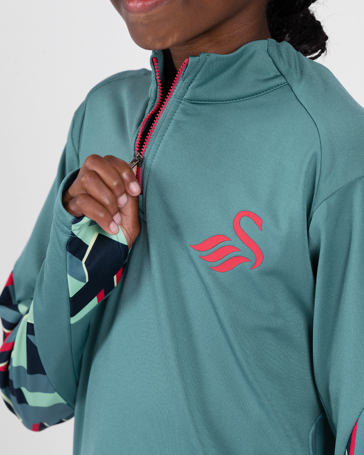 Junior Training 1/4 Zip 2025/26 - Green