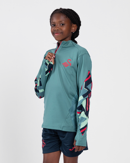 Junior Training 1/4 Zip 2025/26 - Green