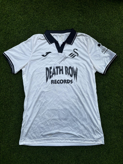 Match-worn Signed Death Row Pre-Season Shirt - Tymon 14