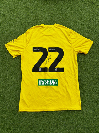 Match-worn Signed Death Row Pre-Season Shirt - Vigouroux 22