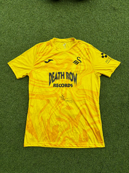 Match-worn Signed Death Row Pre-Season Shirt - Vigouroux 22