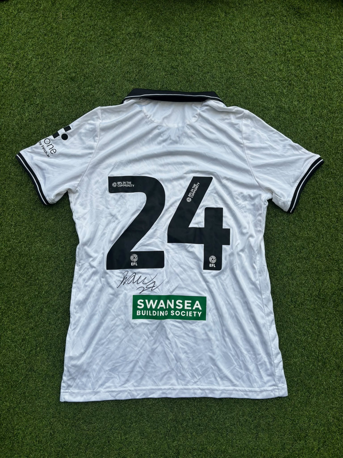 Match-worn Signed Death Row Pre-Season Shirt - Wales 24