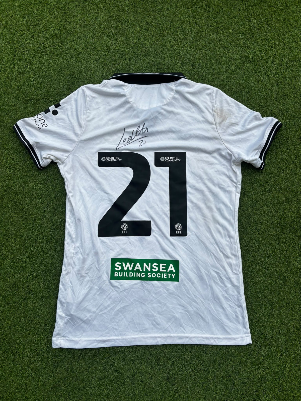 Match-worn Signed Death Row Pre-Season Shirt - Walta 21