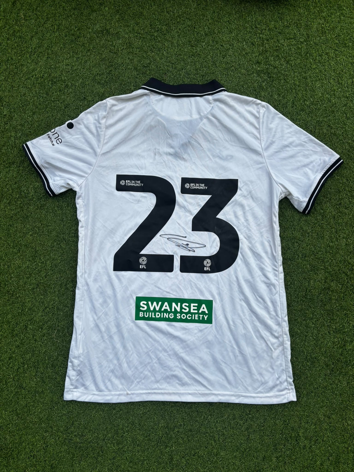 Match-worn Signed Death Row Pre-Season Shirt - Welsh 23