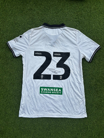 Match-worn Signed Death Row Pre-Season Shirt - Welsh 23