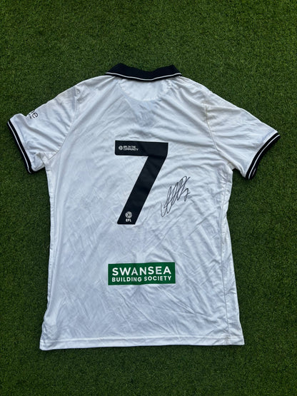 Match-worn Signed Death Row Pre-Season Shirt - Widell 7