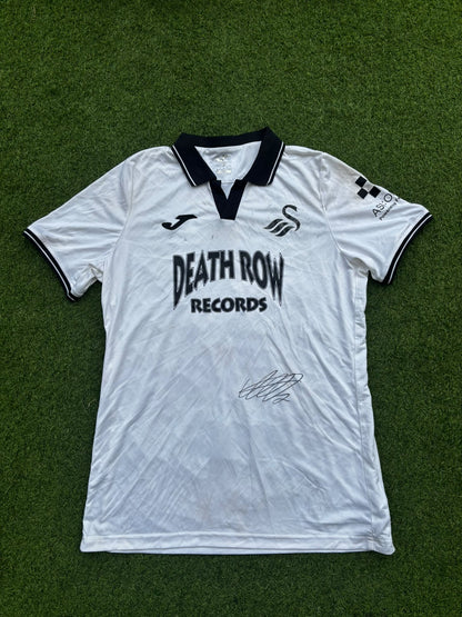 Match-worn Signed Death Row Pre-Season Shirt - Widell 7
