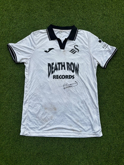 Match-worn Signed Death Row Pre-Season Shirt - Yeo 49