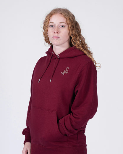 Womens Supply Co. Oversized Hoodie - Burgundy