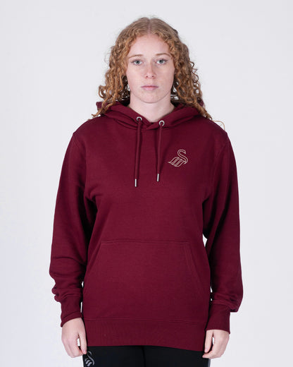 Womens Supply Co. Oversized Hoodie - Burgundy