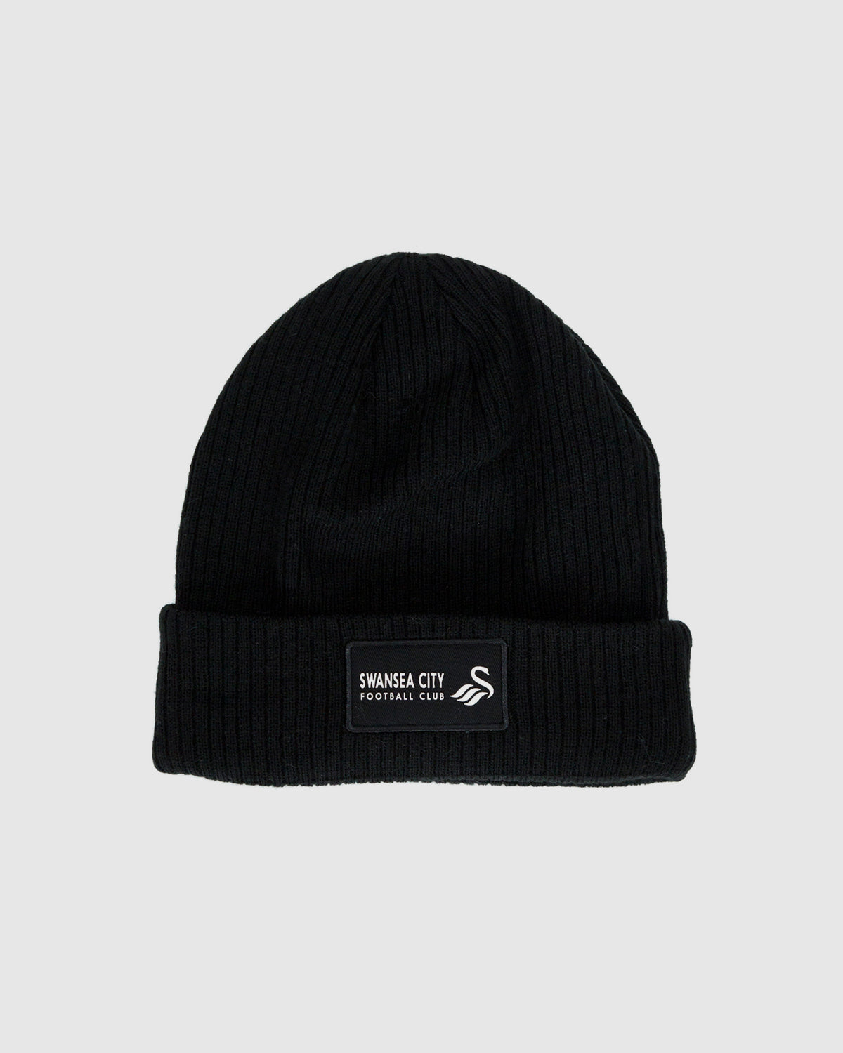 Ribbed Cuff Patch Beanie