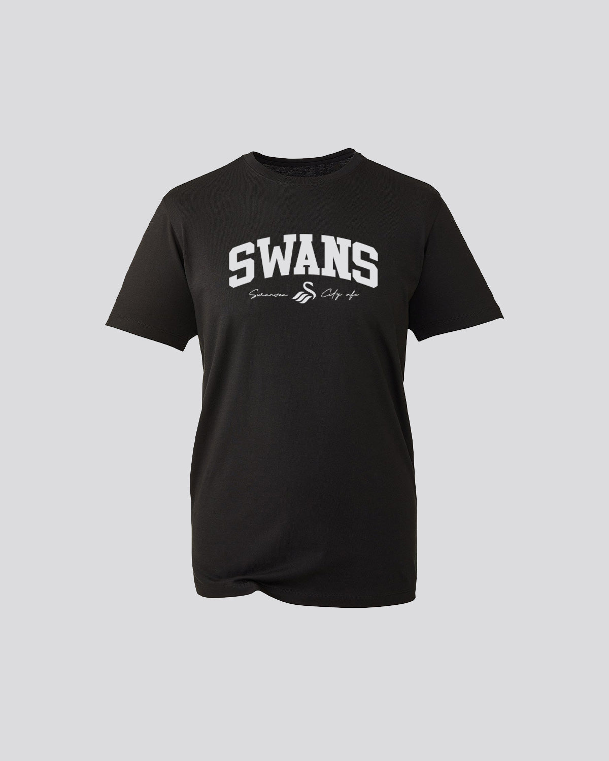 Adult Swans College T-Shirt - Black