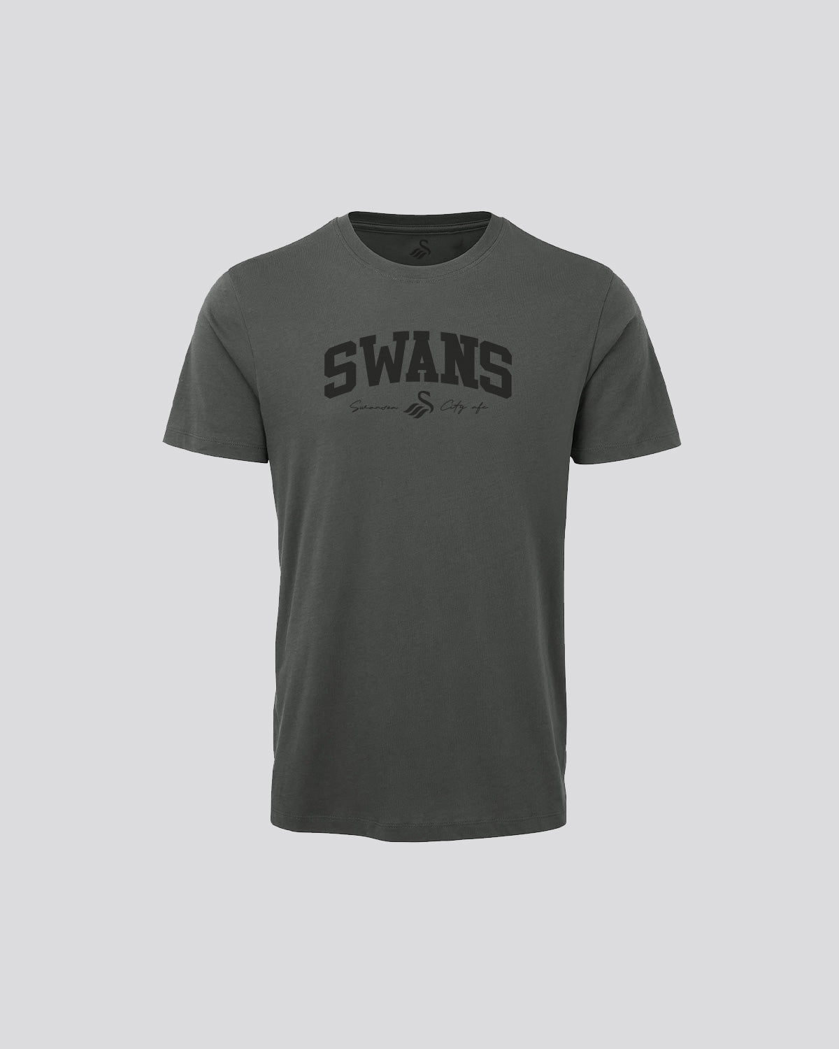 Adult Swans College T-Shirt - Carbon
