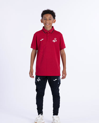 Junior Training Polo 2026-27 - Burgundy
