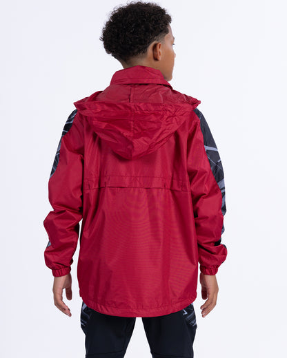 Junior Training Rain Jacket 2026-27 - Burgundy