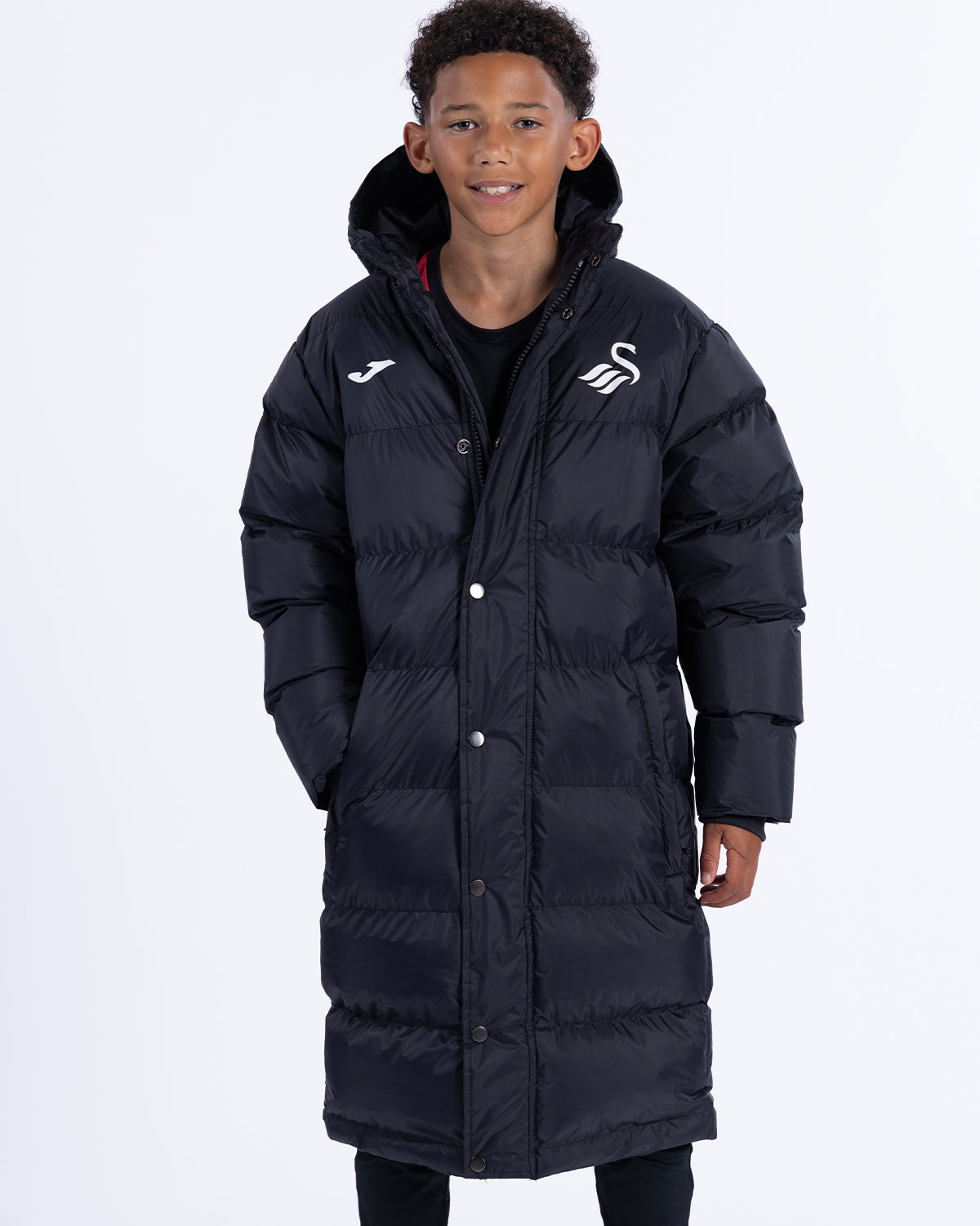 Swansea City AFC - Junior Training Bench Jacket 2026/27 - Black