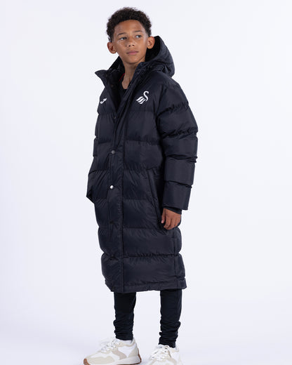 Junior Training Bench Jacket 2026-27 - Black