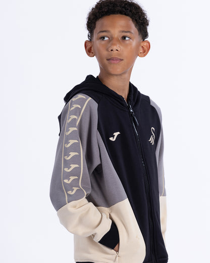 Junior Travel Jacket 2026/27 - Black/Wood Ash